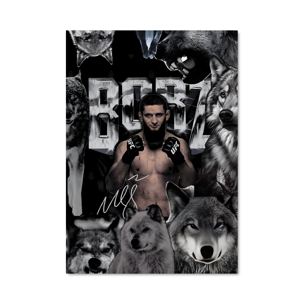 Poster L'Homme et les Loups